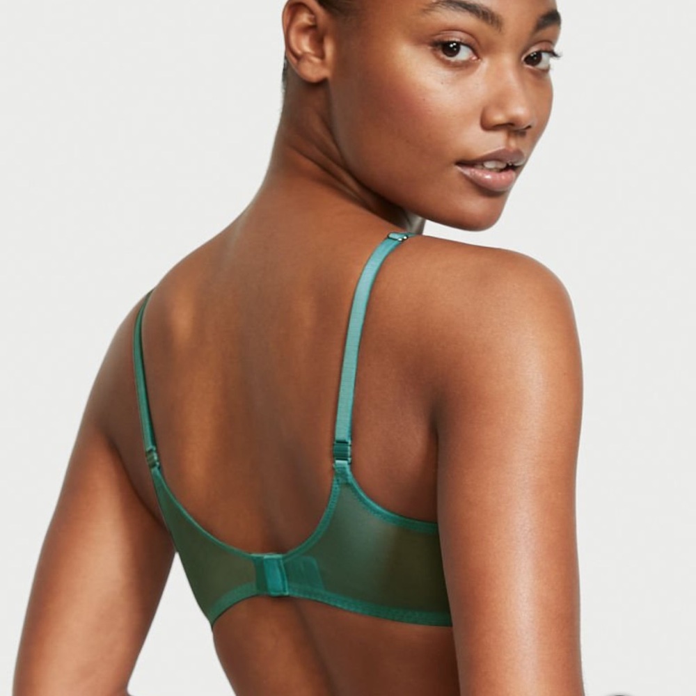Wicked unlined Crossdye Lace Balconette Bra - Picture 2 of 5